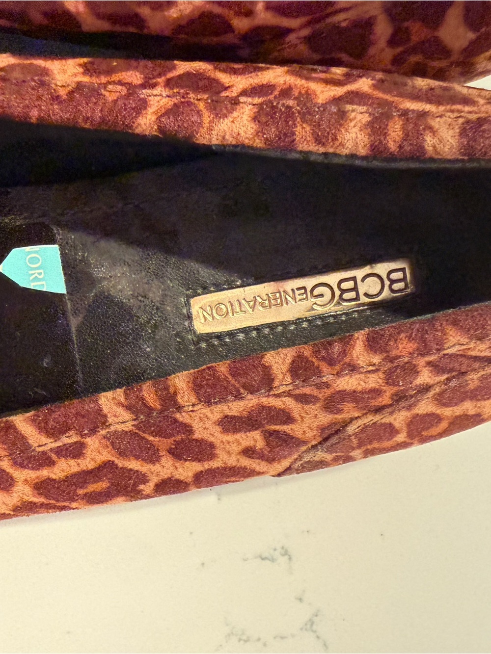 BCBGeneration Leopard-Print Loafers in Brown and Black - Picture 2 of 4
